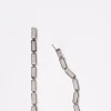 Baguette Stiletto Earrings - White Agate