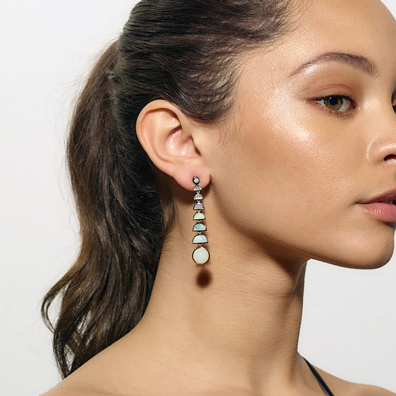 ballbearing_earrings__eth_1.webp Ballbearing Earrings - Ethiopian Opal