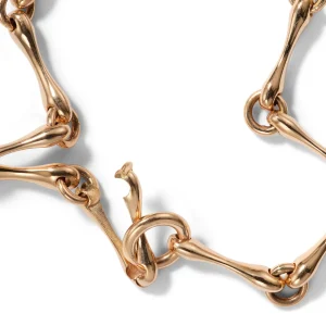 Baton Chain Bracelet with Invisible Clasp