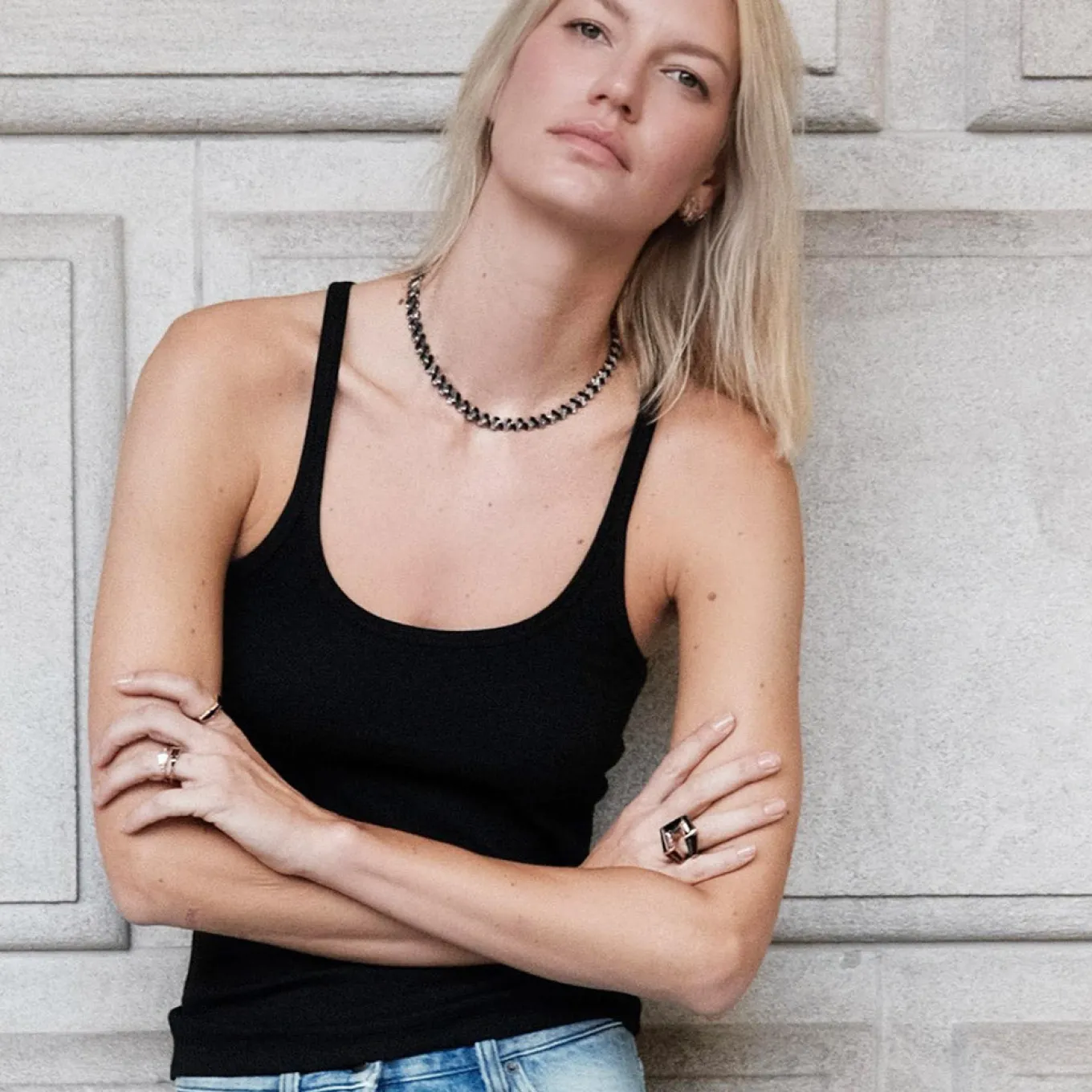 braided_collar_riviere_ne_4.webp Braided Collar Riviere Necklace - Sapphire and Aquamarine