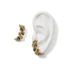 Braided Ear Jackets - Bi-Color & Green Tourmaline