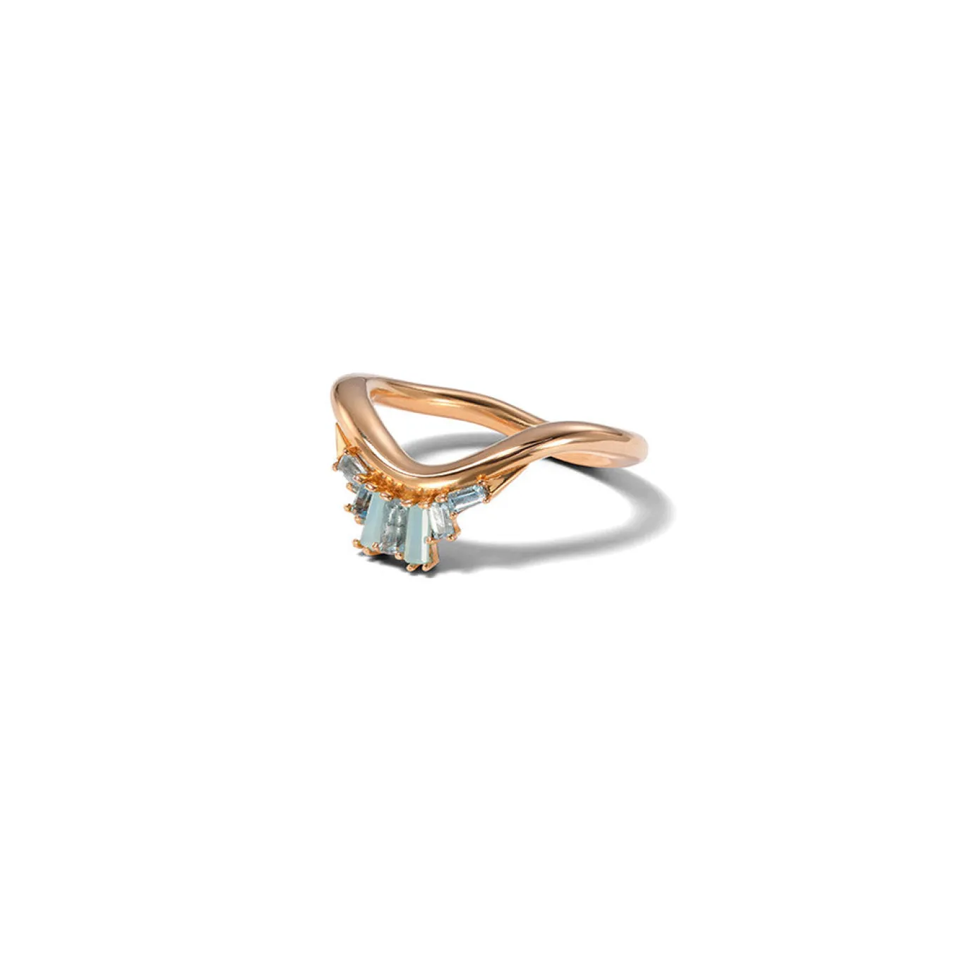 bump_ruched_ring__blue_pe_0.webp Bump Ruched Ring - Blue Peruvian Opal & Aquamarine