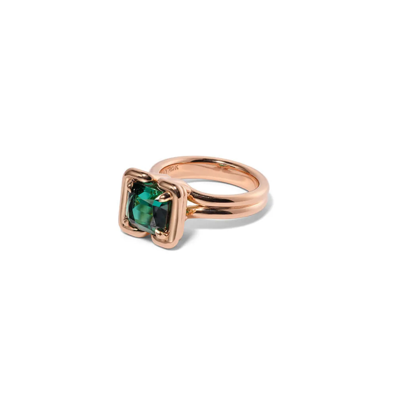 buttress_emerald_cut_soli_0-1.webp Buttress Emerald Cut Solitaire Ring - Blue Tourmaline