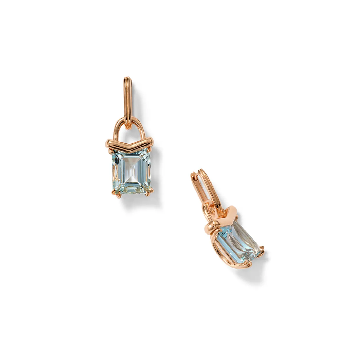 chevron_drop_earrings__aq_0.webp Chevron Drop Earrings - Aquamarine