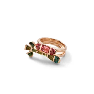 Crocus Ring - Green Tourmaline