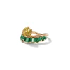 Crown & Head Ring - Sphene & Emerald
