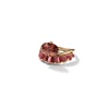 Crown and Head Ring - Red Zircon
