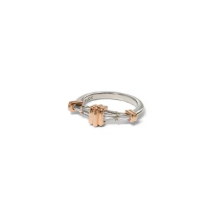 Deco Steamer Ring - Diamond