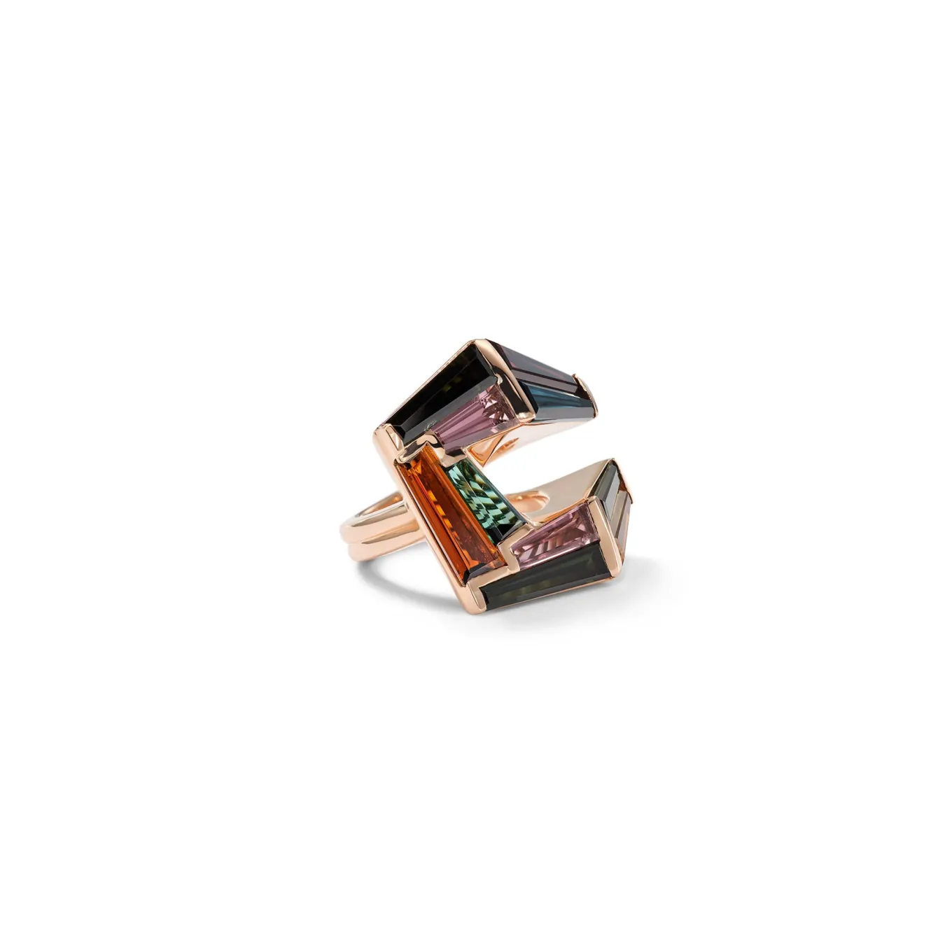 double_foldover_mosaic_ri_2.webp Double Fold-Over Mosaic Ring - Golden Tourmaline