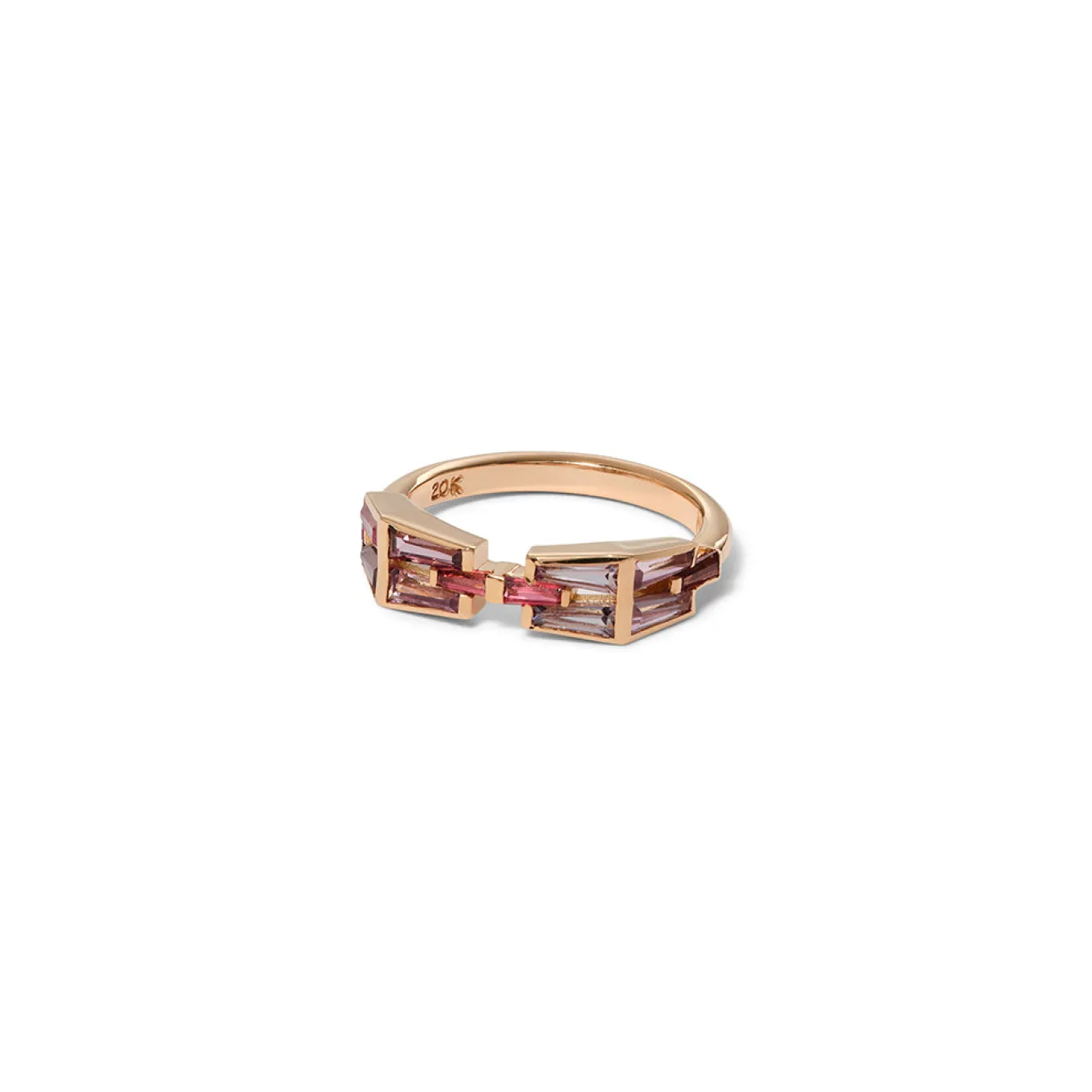 double_forat_ring__multi__0.webp Double Forçat Ring - Multi Color Spinel