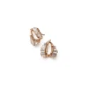 Double Ruched Ear Clips