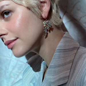 Draped Fringe Earrings - Ethiopian Opal