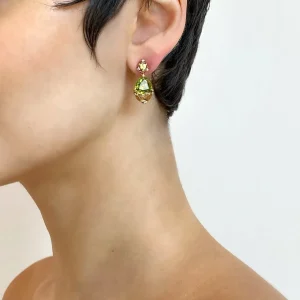 Dutch Girl Earrings - Sphene
