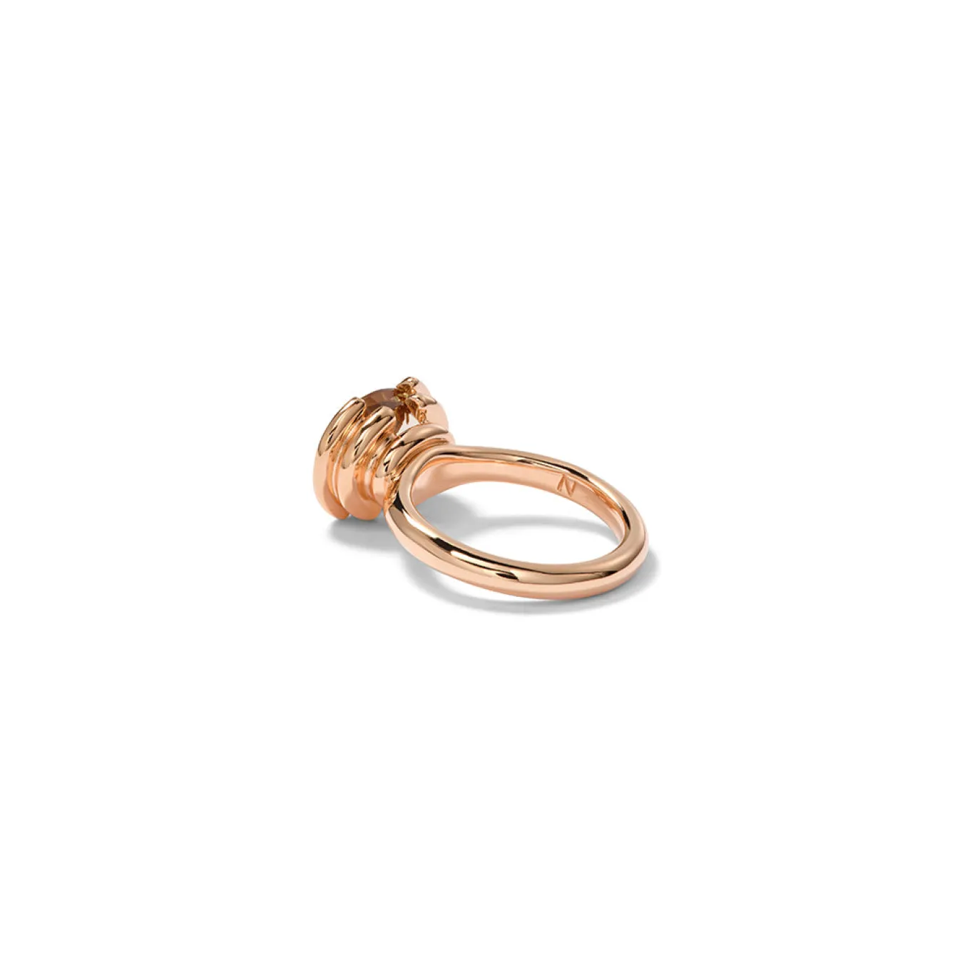 fenestra_stacked_solitair_1.webp Fenestra Stacked Solitaire Ring - Multi Tourmaline