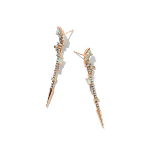 Filly Earrings - Blue Peruvian Opal