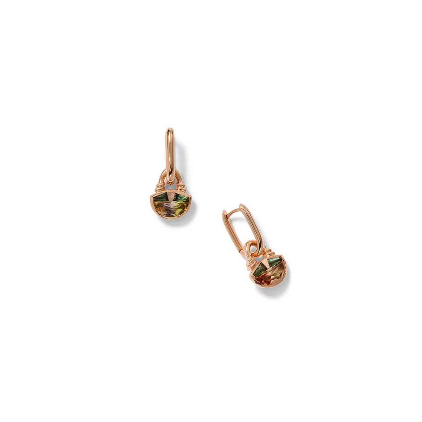 headlamp_charm_earrings___0.webp Headlamp Charm Earrings - Bi-Color Tourmaline