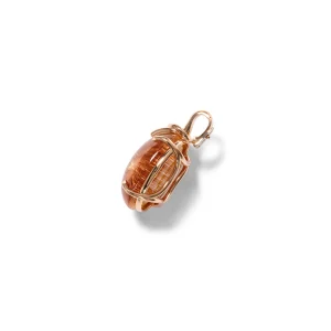 Izzat Pendant - Rutilated Quartz Cat's Eye