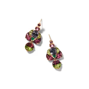Kaleidoscope Earrings - Grey Spinel