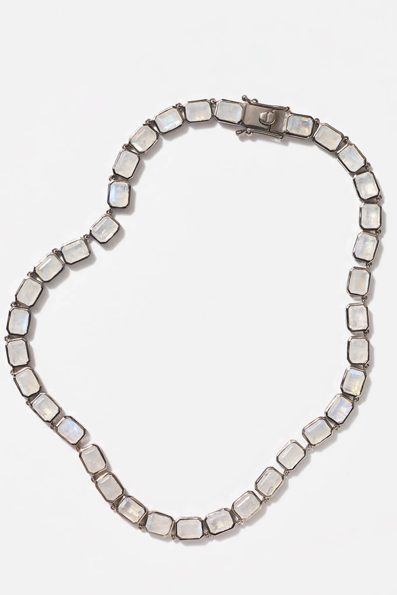 large_decotile_rivire_nec_0.webp Large Deco-Tile Rivière Necklace - Rainbow Moonstone
