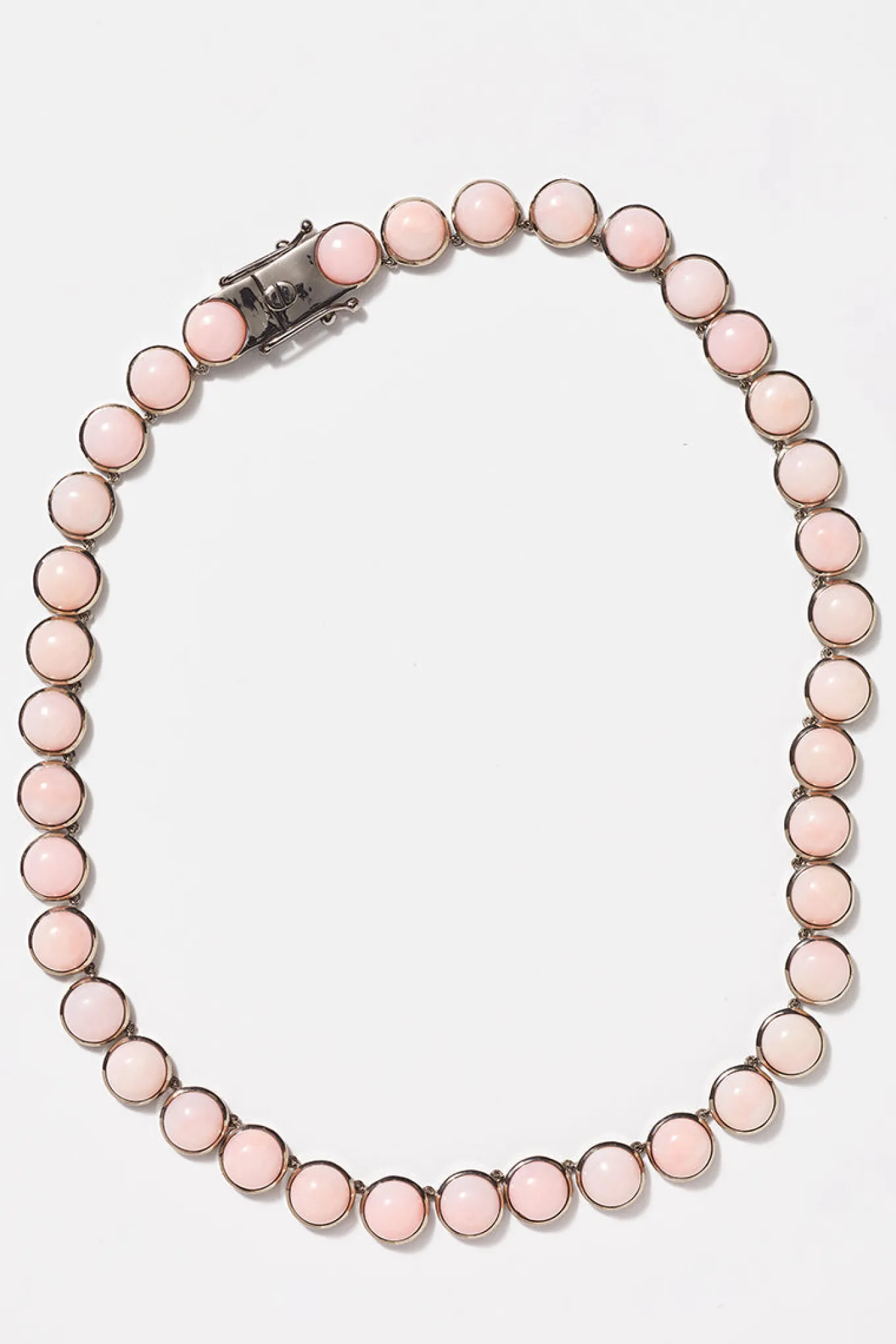 large_dot_rivire_necklace_0.webp Large Dot Rivière Necklace - Pink Opal