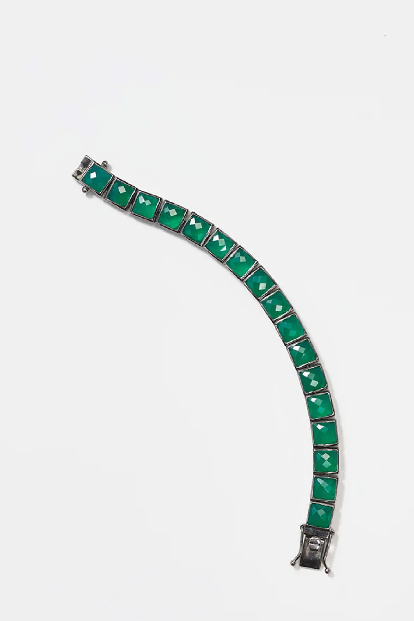 large_tile_tennis_bracele_0-2.webp Large Tile Tennis Bracelet - Green Onyx