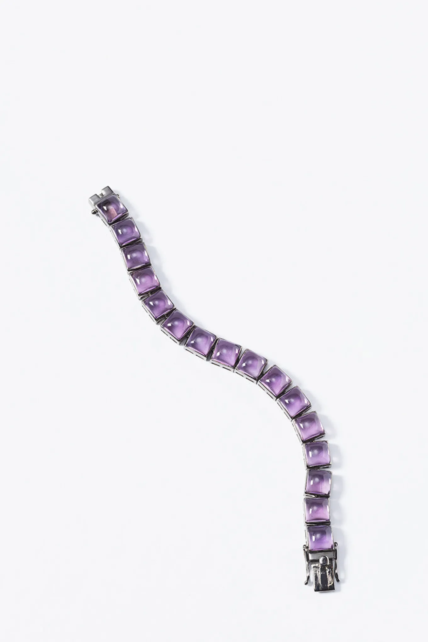large_tile_tennis_bracele_0.webp Large Tile Tennis Bracelet - Amethyst