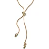 Lily Pad Bolo Necklace - Bi-Color Tourmaline