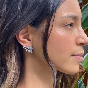 Lobster Earrings - Ethiopian Opal