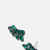 Lobster Earrings - Green Onyx