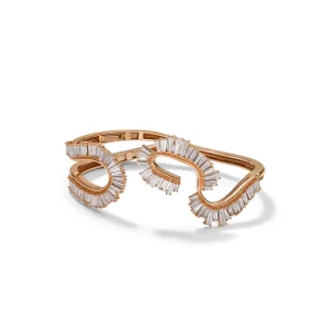 Loop and Fringe Cuff Bracelet