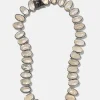 Medium Elliptic Rivière Necklace - Rutilated Quartz