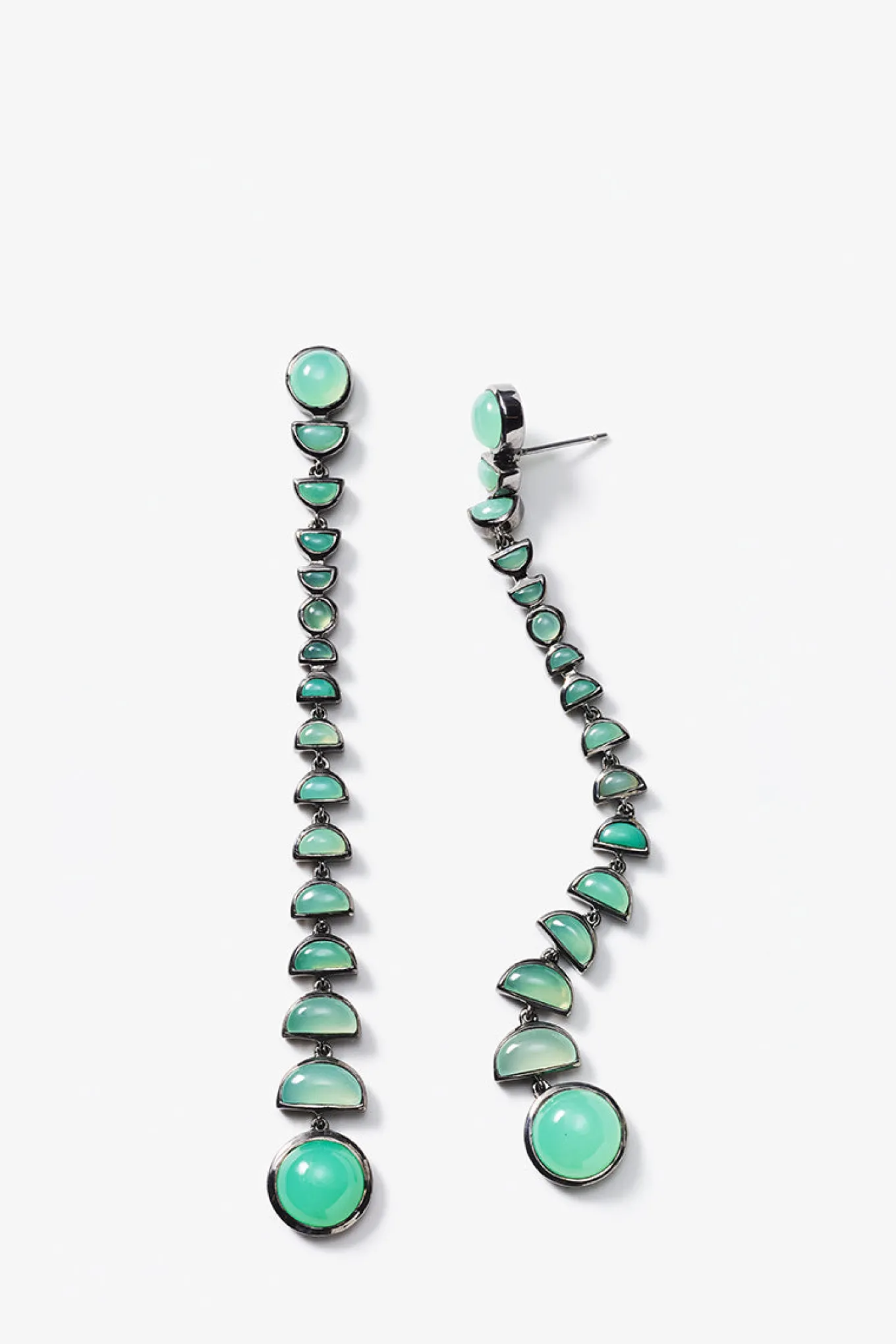 metronome_earrings__chrys_0.webp Metronome Earrings - Chrysoprase