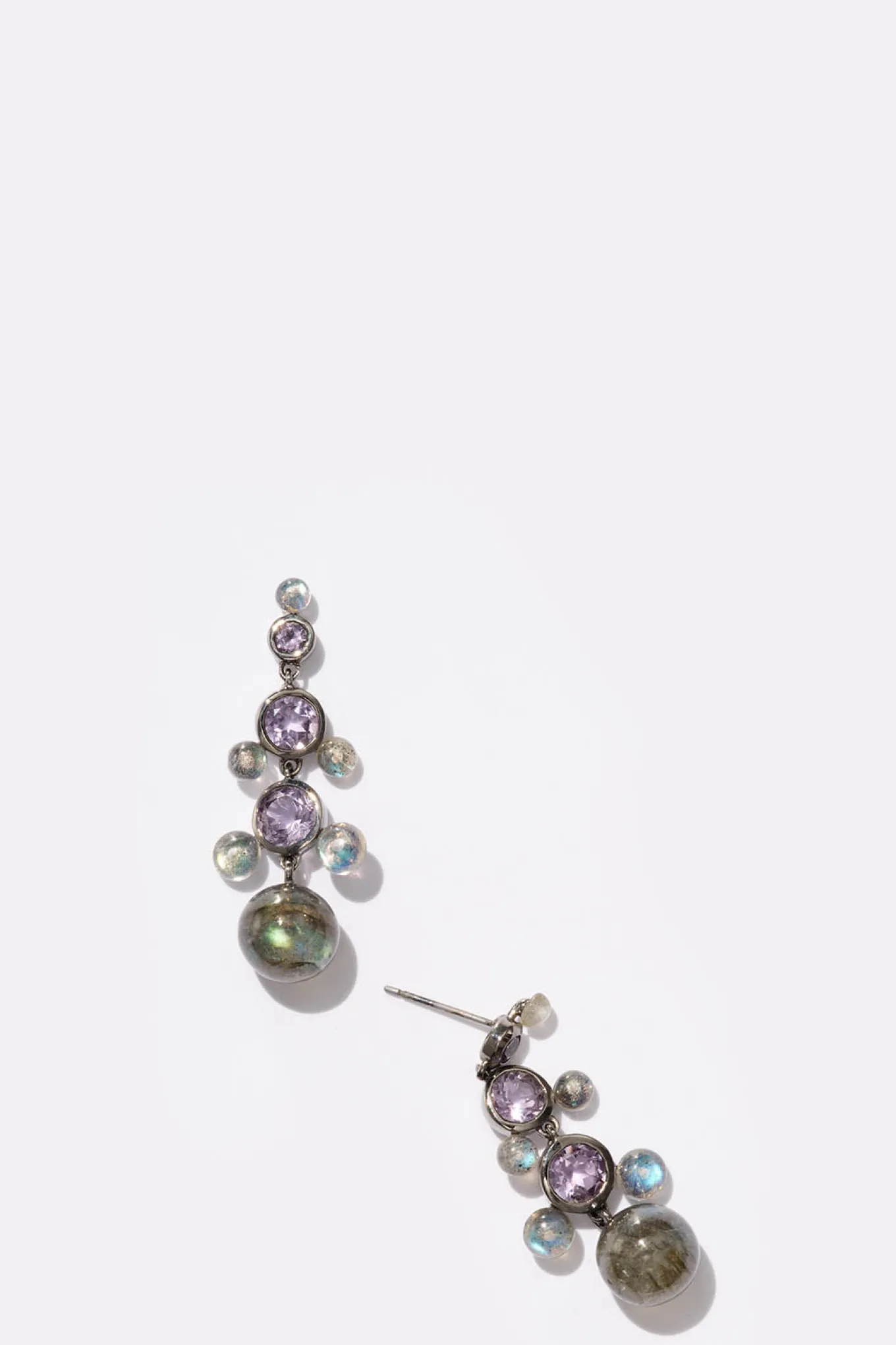 mini_dew_drop_earrings__l_0.webp Mini Dew Drop Earrings - Labradorite & Rose of France