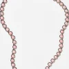 Mini Dot Rivière Necklace - Pink Opal