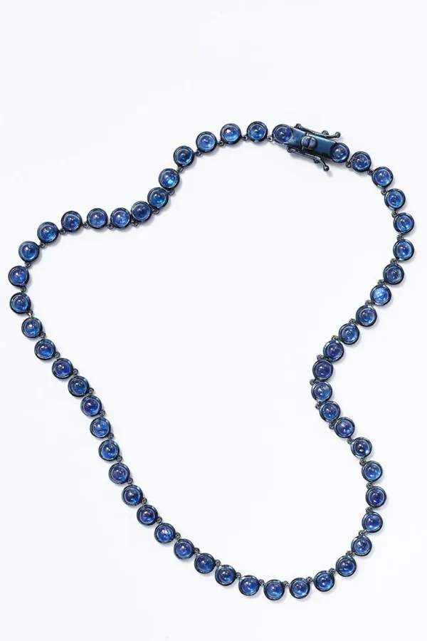 Mini Dot Rivière Necklace - Kyanite