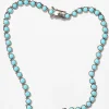 Mini Dot Rivière Necklace - Turquoise