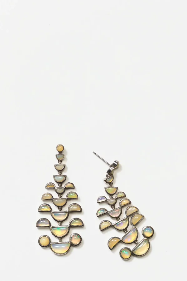 Mini Raindrop Earrings - Ethiopian Opal