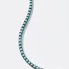 Mini Tile Tennis Bracelet - Turquoise