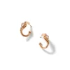 Nestled Ruched Round Hoops - 18mm