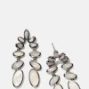 Nunchaku Earrings - Rainbow Moonstone