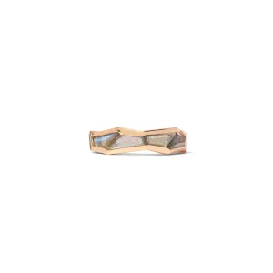 Origami Chapeau Ring - Labradorite