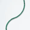Petite Dot Tennis Bracelet - Malachite