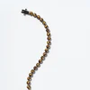 Petite Dot Tennis Bracelet - Tiger's Eye
