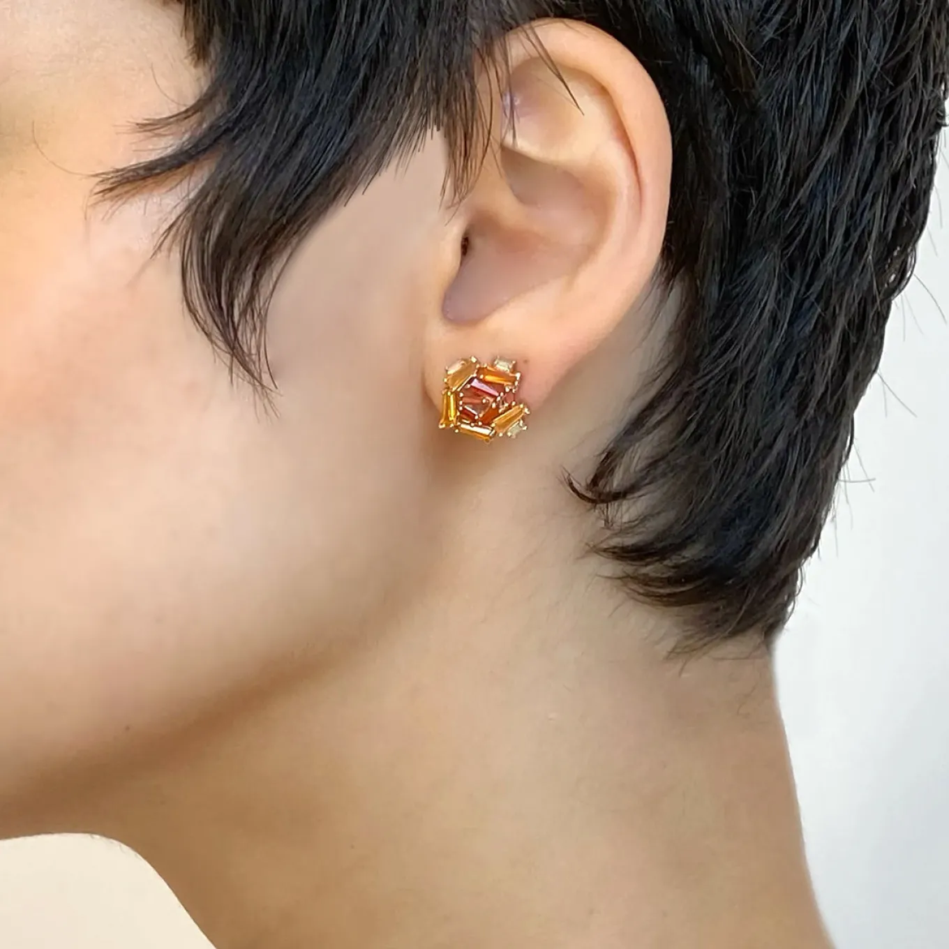 petite_rose_studs__fire_o_1.webp Petite Rose Studs - Fire Opal