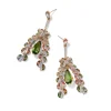 Petticoat Earrings - Green Tourmaline