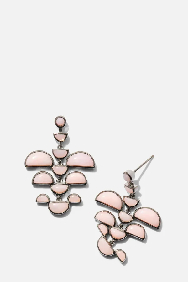 Phoenix Earrings - Pink Opal