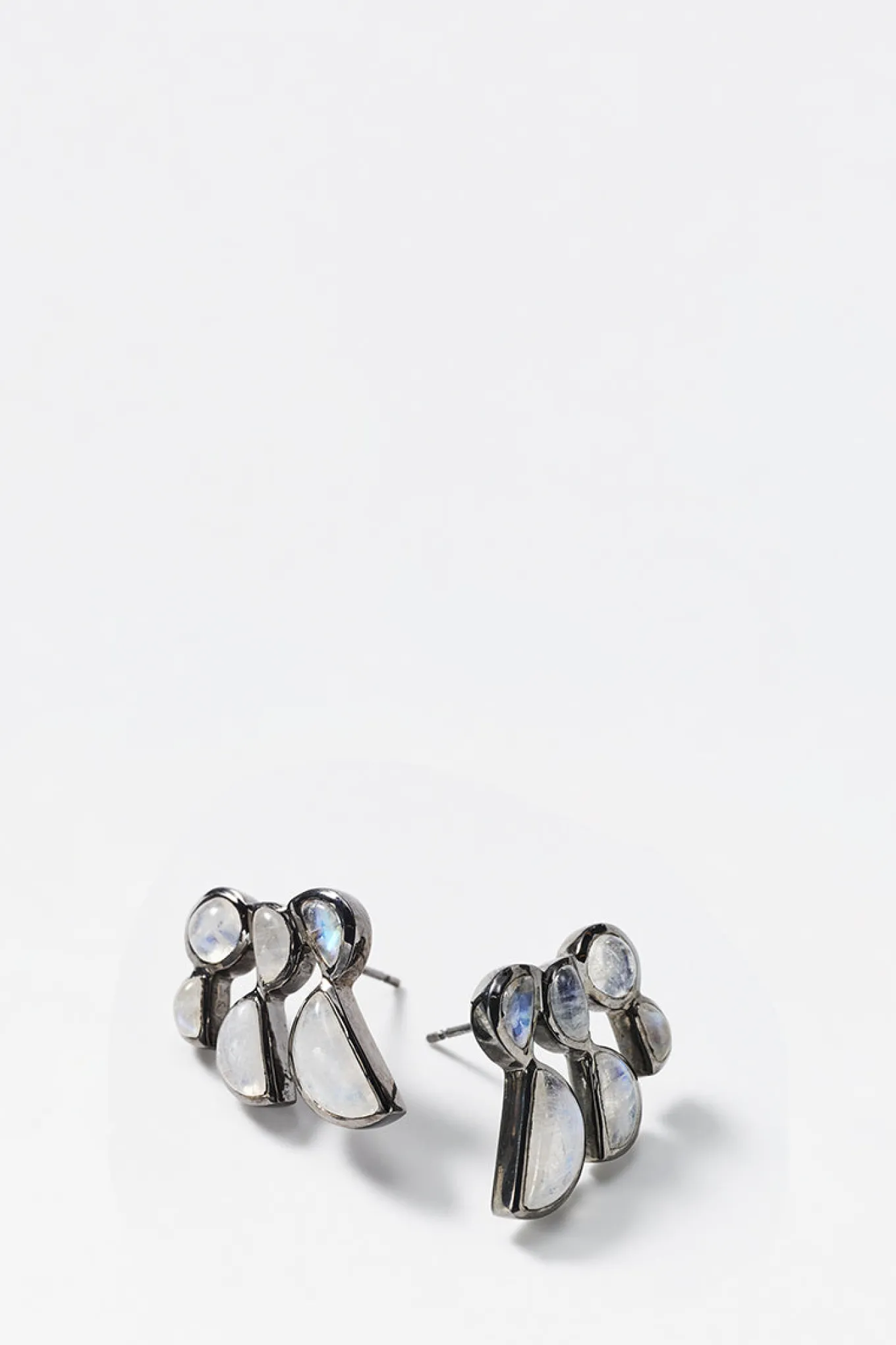 prawn_earrings__rainbow_m_0.webp Prawn Earrings - Rainbow Moonstone