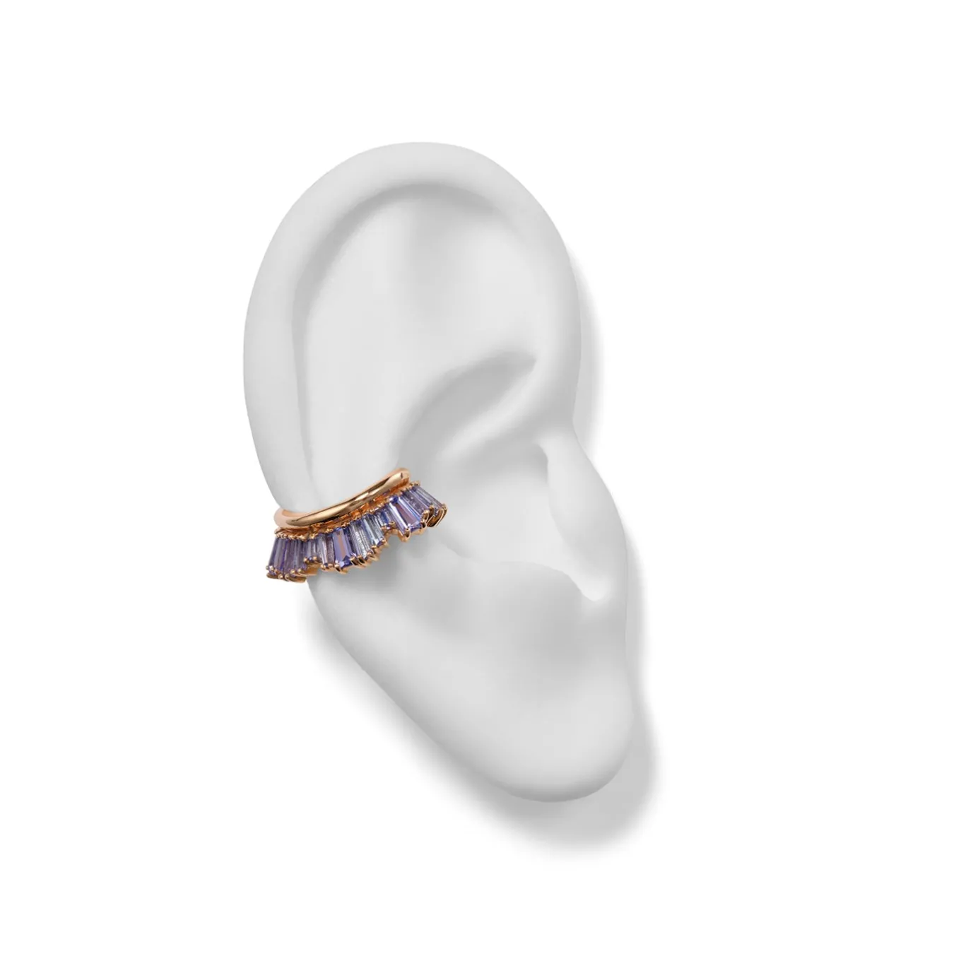 ruched_ear_cuff__tanzanit_0.webp Ruched Ear Cuff - Tanzanite