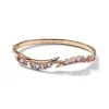 Ruched Open Coil Cuff - Tanzanite