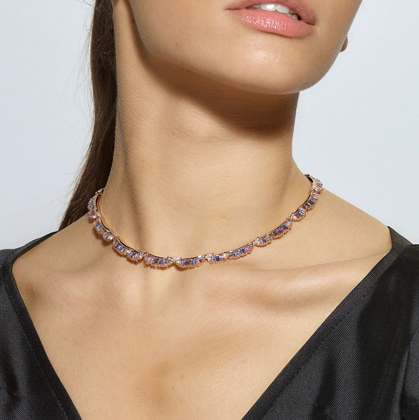 ruched_rivire_necklace__t_1.webp Ruched Rivière Necklace - Tanzanite